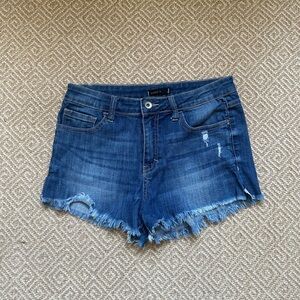 Denim shorts